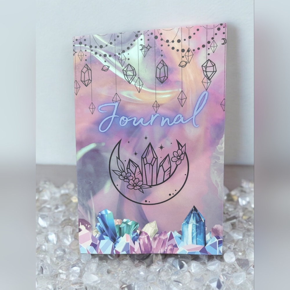 Crystal themed notebook. Brand new.